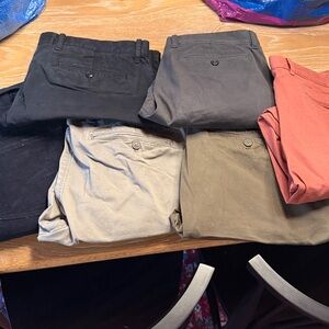 Lot of 6 pairs of J Crew pants 35x32